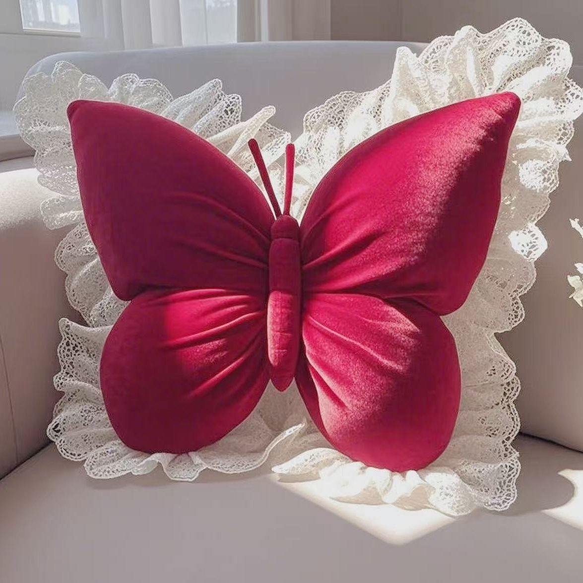 Princess Butterfly Office Pillow Living Room Bow Bedroom Car Sofa Cushion Home New Pillow Room