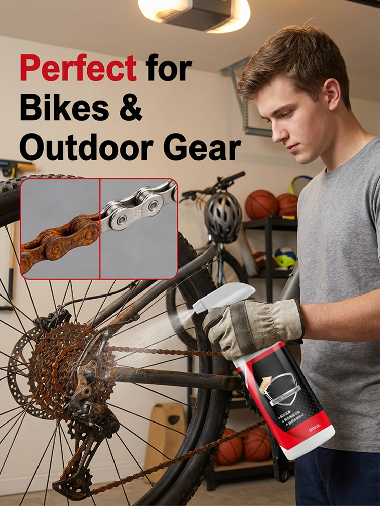 🚀Removes rust in 3 seconds—no sanding, blasting, or disassembly needed. Powerful Rust Remover Spray: 3-in-1 Cleaning, Rust Removal, and Protection