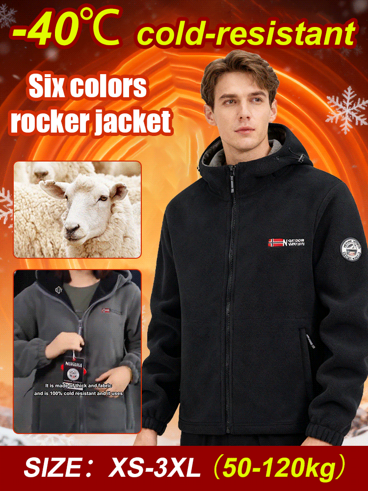 【Cold protection down to -40°C】Men's and women's windproof outdoor jacket