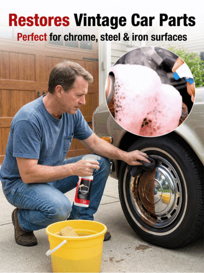 🚀Removes rust in 3 seconds—no sanding, blasting, or disassembly needed. Powerful Rust Remover Spray: 3-in-1 Cleaning, Rust Removal, and Protection