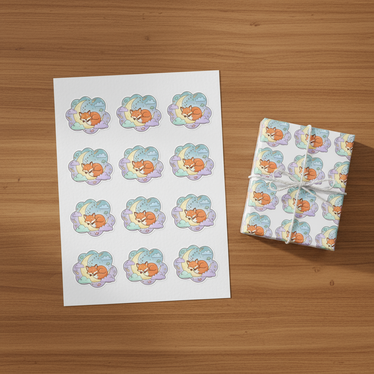 Die-Cut Sticker Sheets