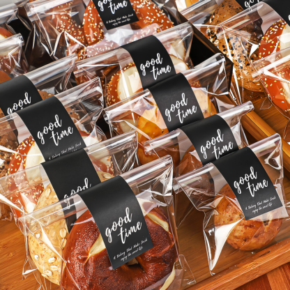 Clear Self Sealing Cellophane Bakery Bags