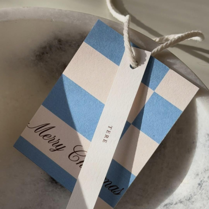 White Paper Hang Tag Strings Set