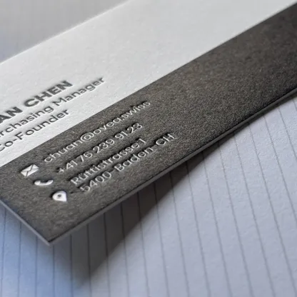Premium Deep Embossed & Debossed Business Cards
