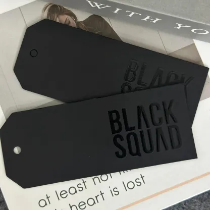 Black Cardstock Hang Tags