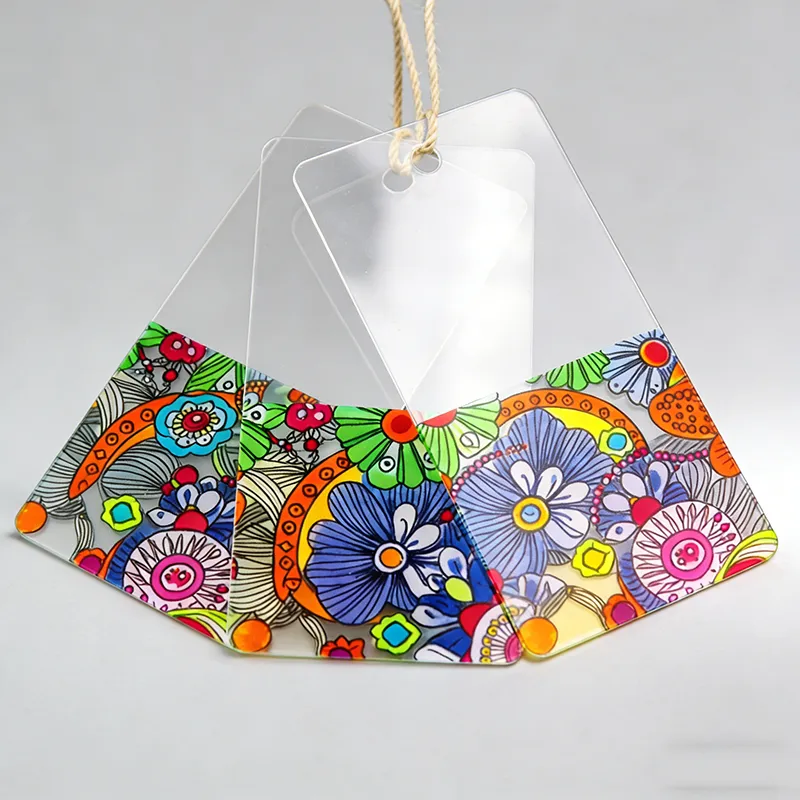 Custom Clear Hang Tags