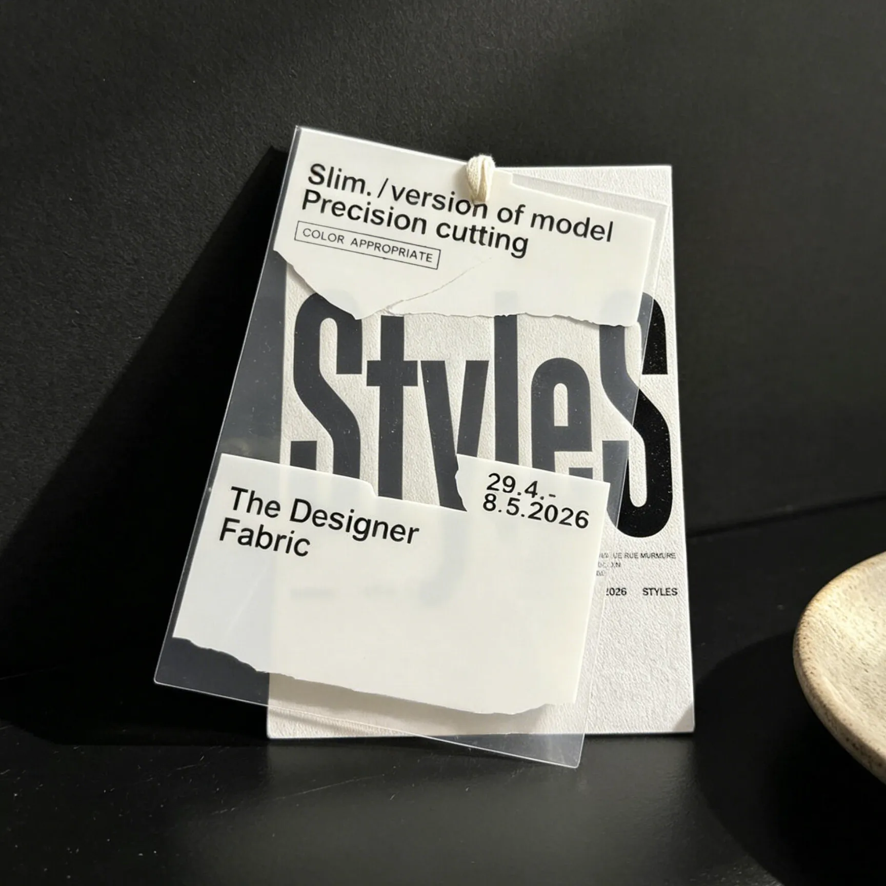Clear Hang Tags