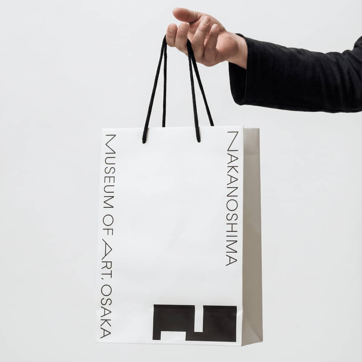 Custom Cotton Handle Kraft Paper Shopping Bags