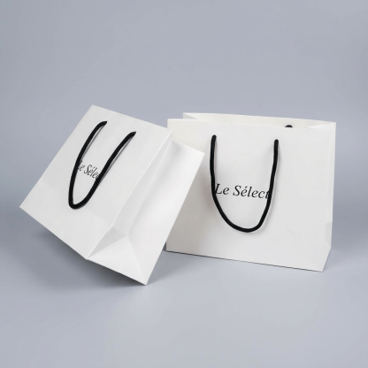 Custom Cotton Handle Premium Gift Bags
