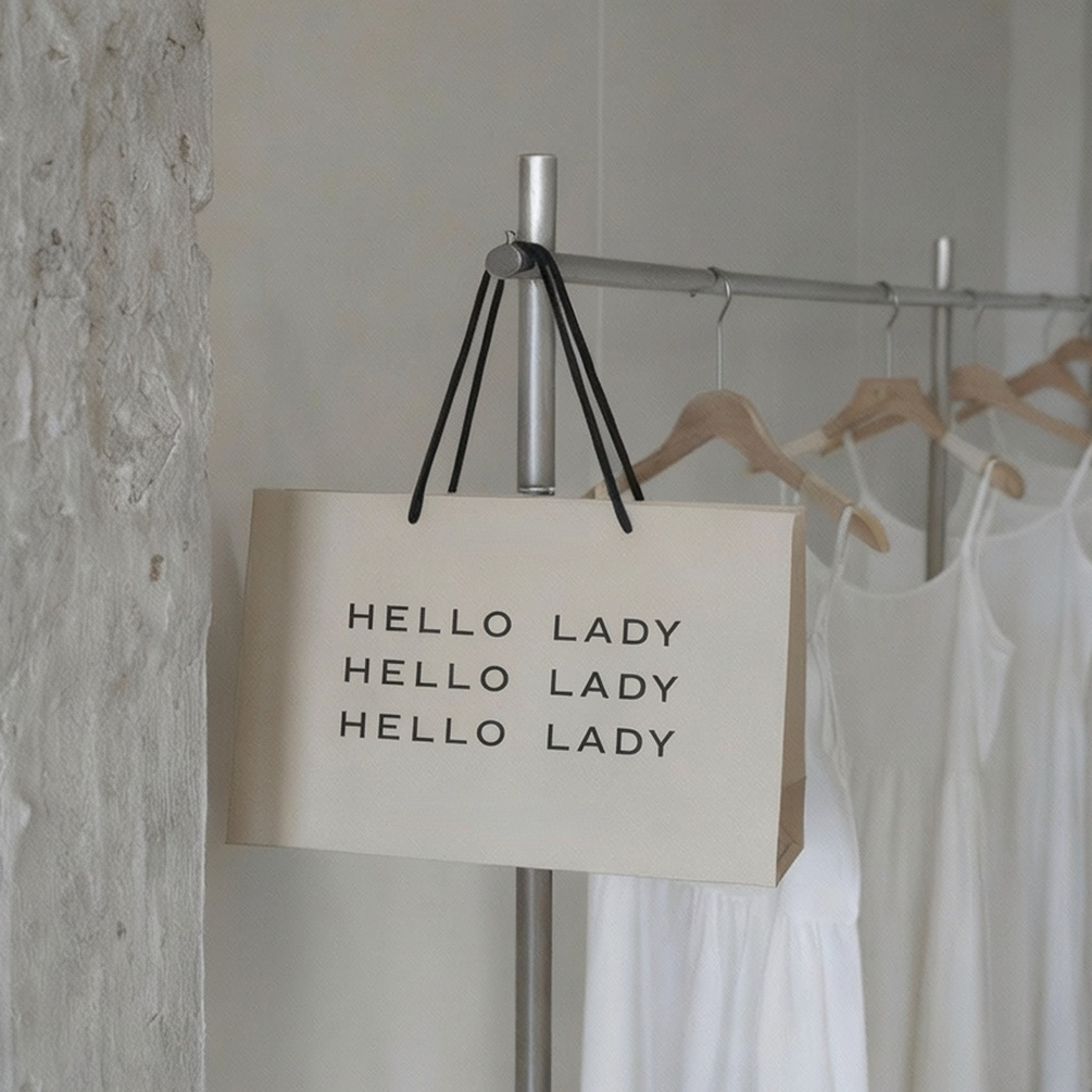 Custom Cotton Handle Premium Gift Bags