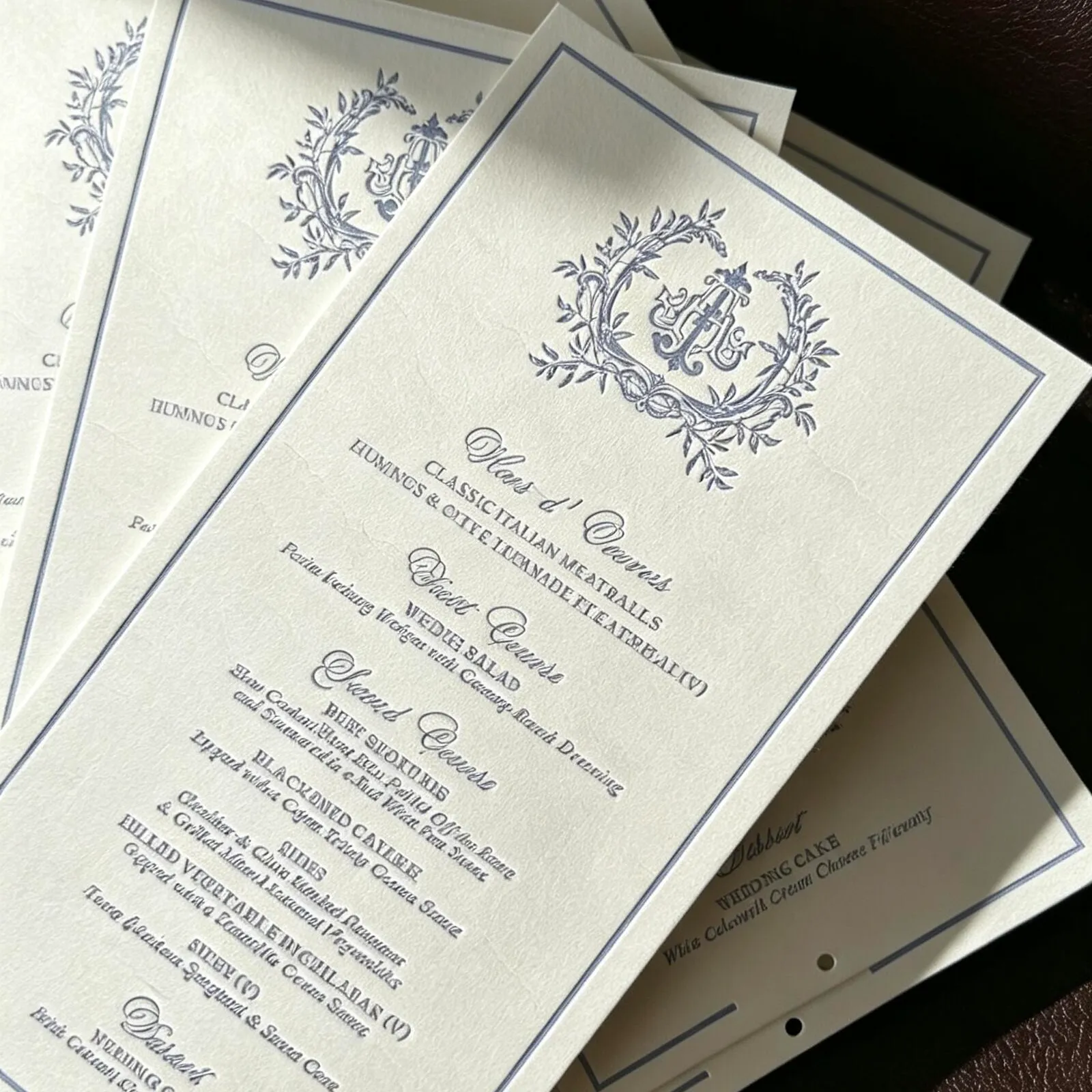 Embossed & Debossed Postcards