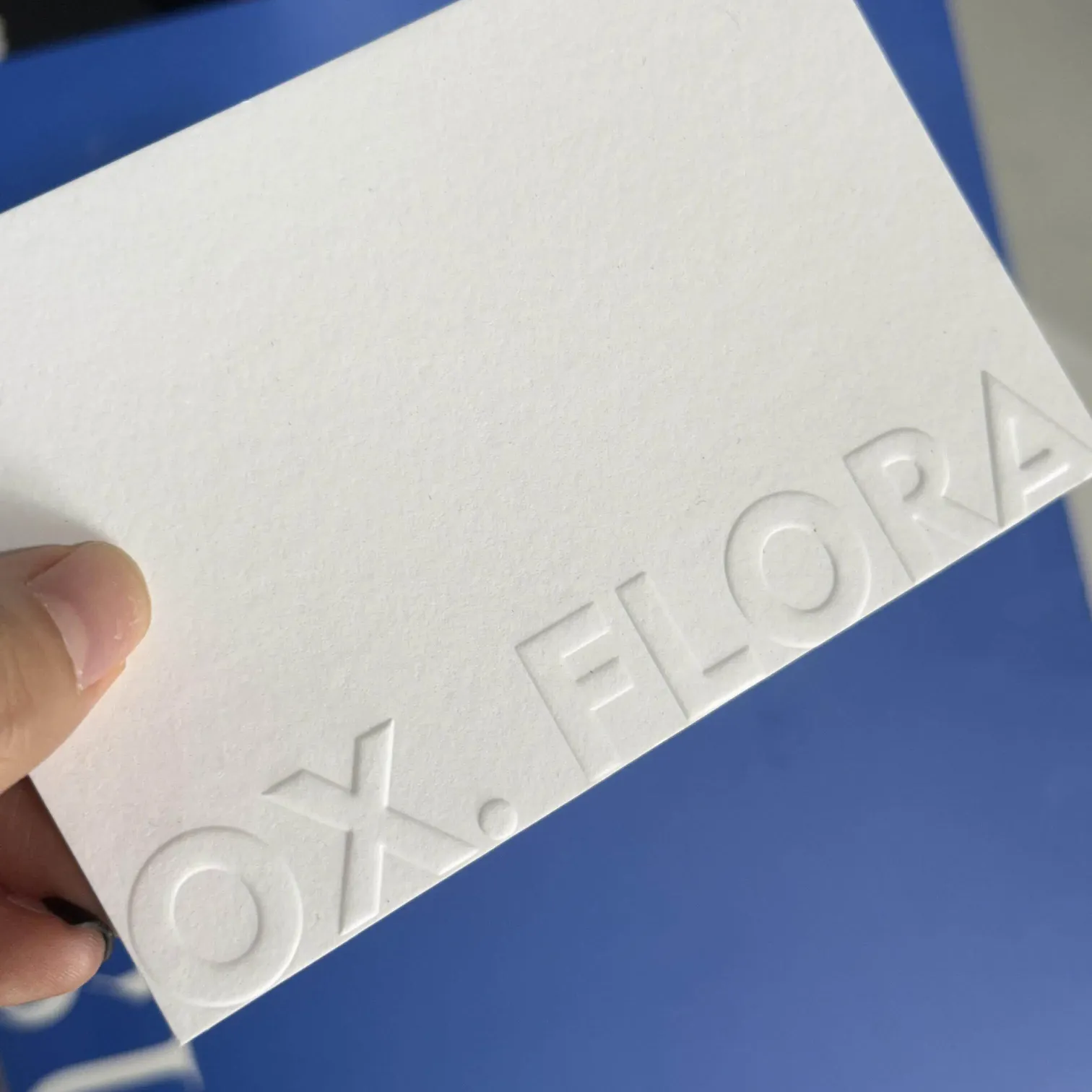 Embossed & Debossed Postcards