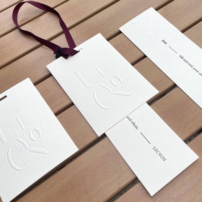 Embossed & Debossed Hang Tags