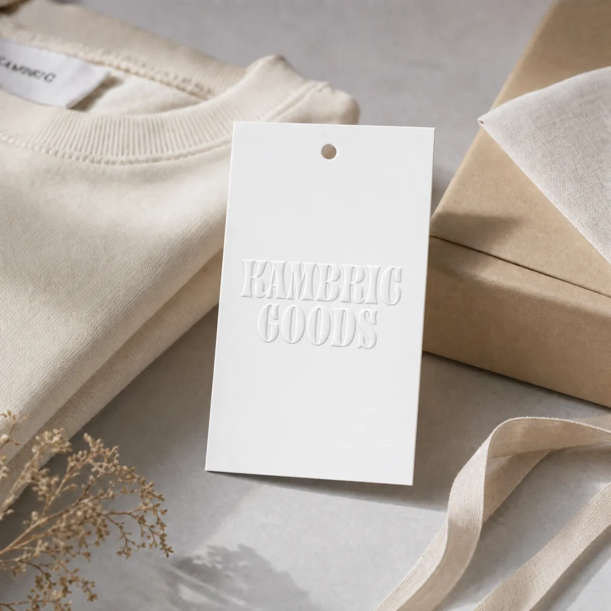 Embossed & Debossed Hang Tags