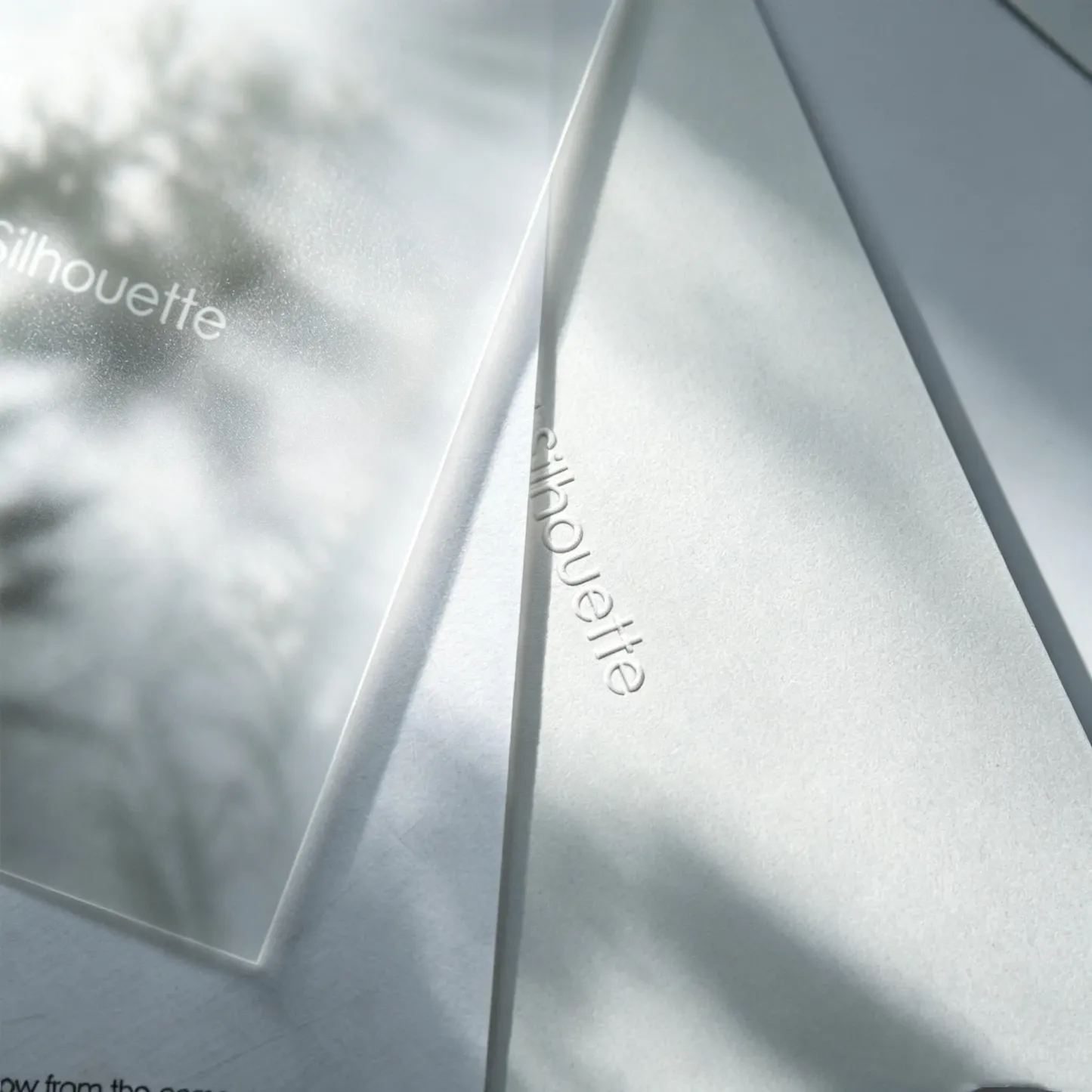 Frosted Clear Hang Tags