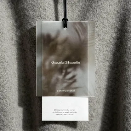 Frosted Clear Hang Tags