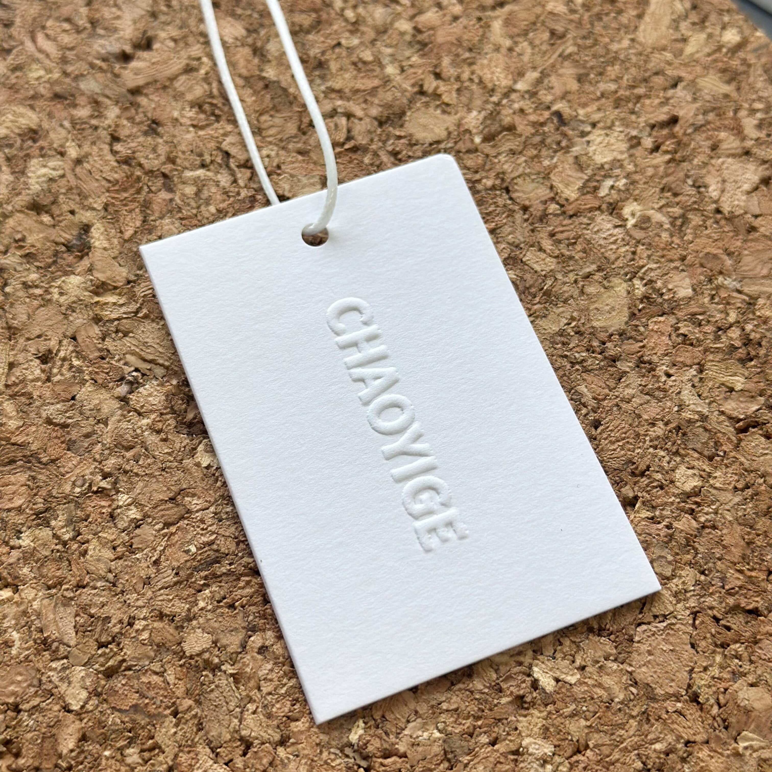 Embossed & Debossed Hang Tag