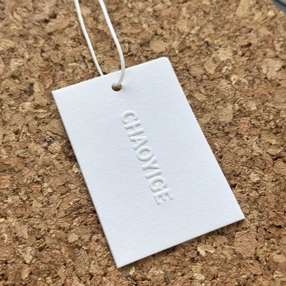 Embossed & Debossed Hang Tag