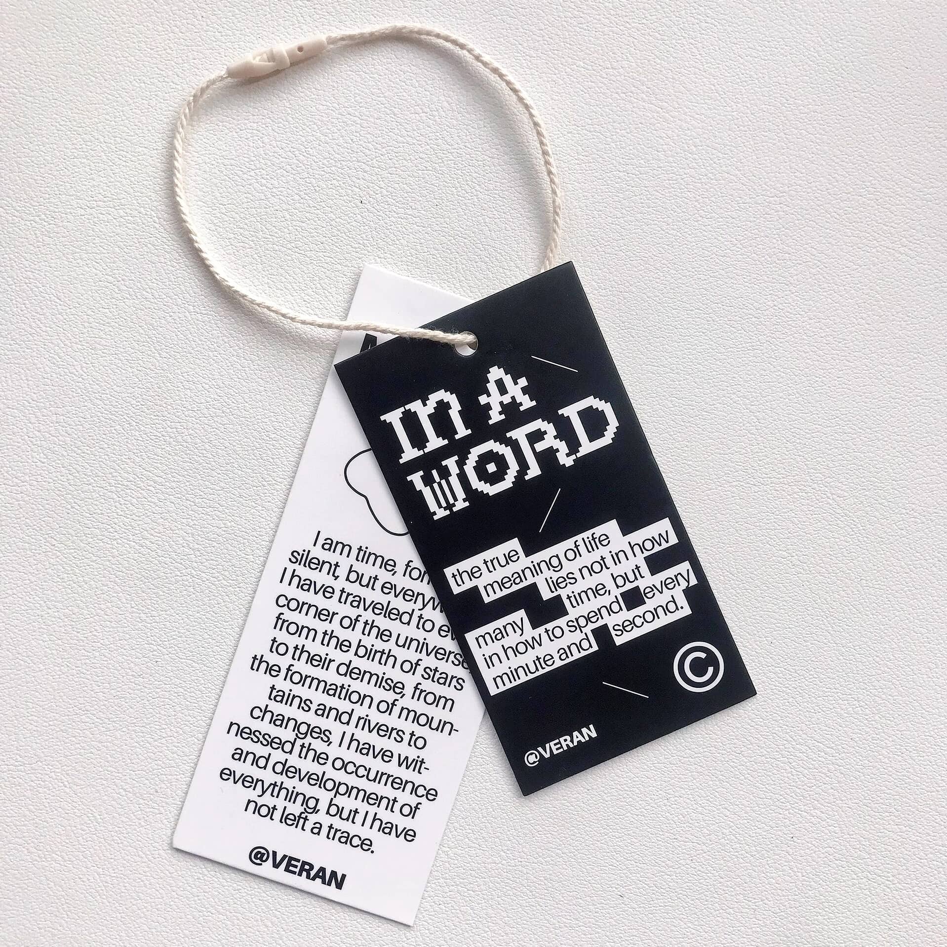 50 Paper Hang Tags with Strings