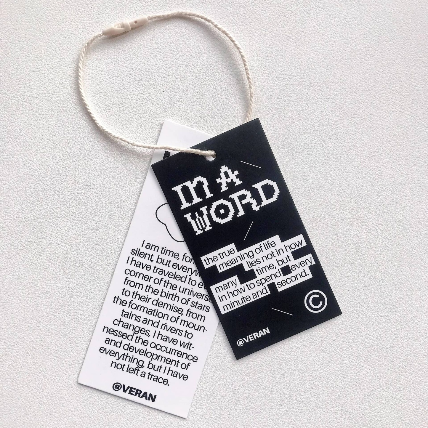 50 Paper Hang Tags with Strings