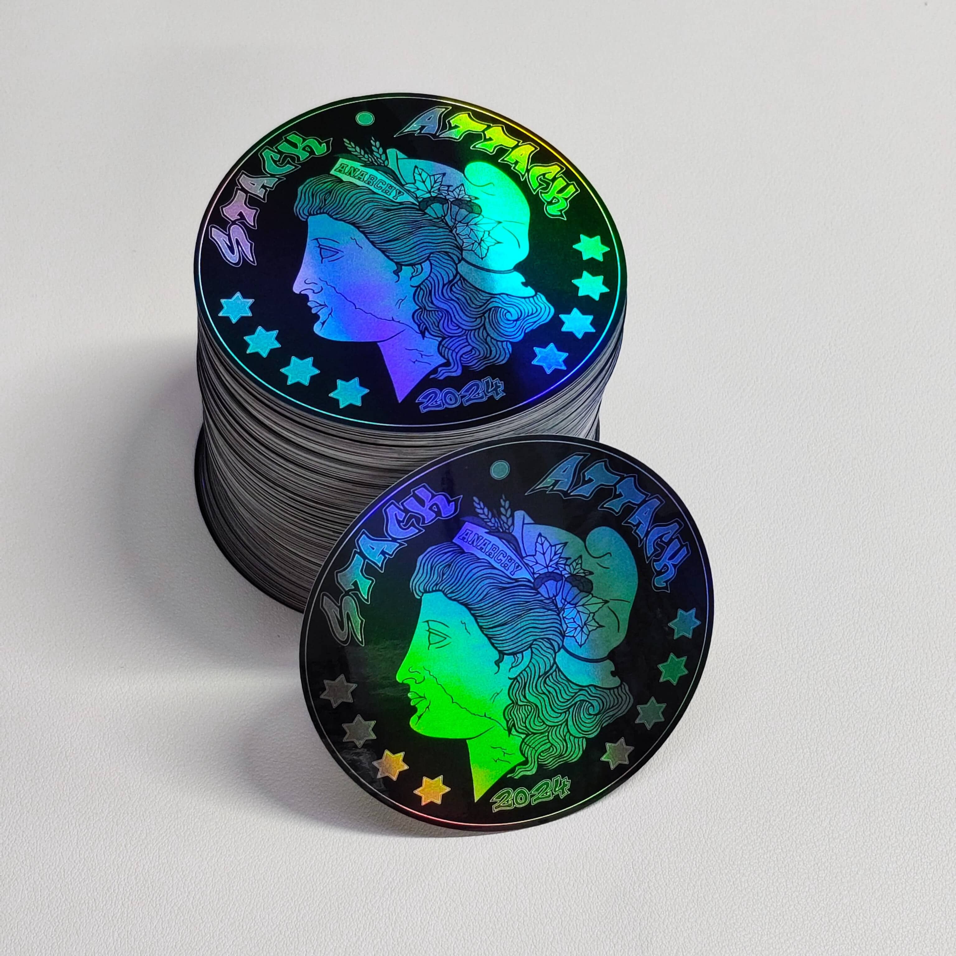 Holographic Stickers