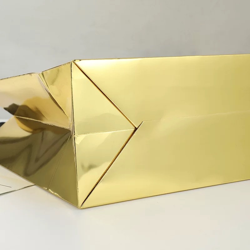 Custom Gold/Sliver Luxury Shopping Bags