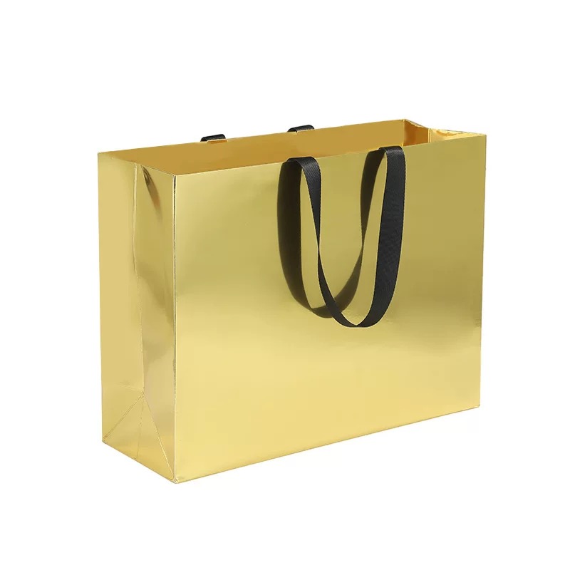 Custom Gold/Sliver Luxury Shopping Bags