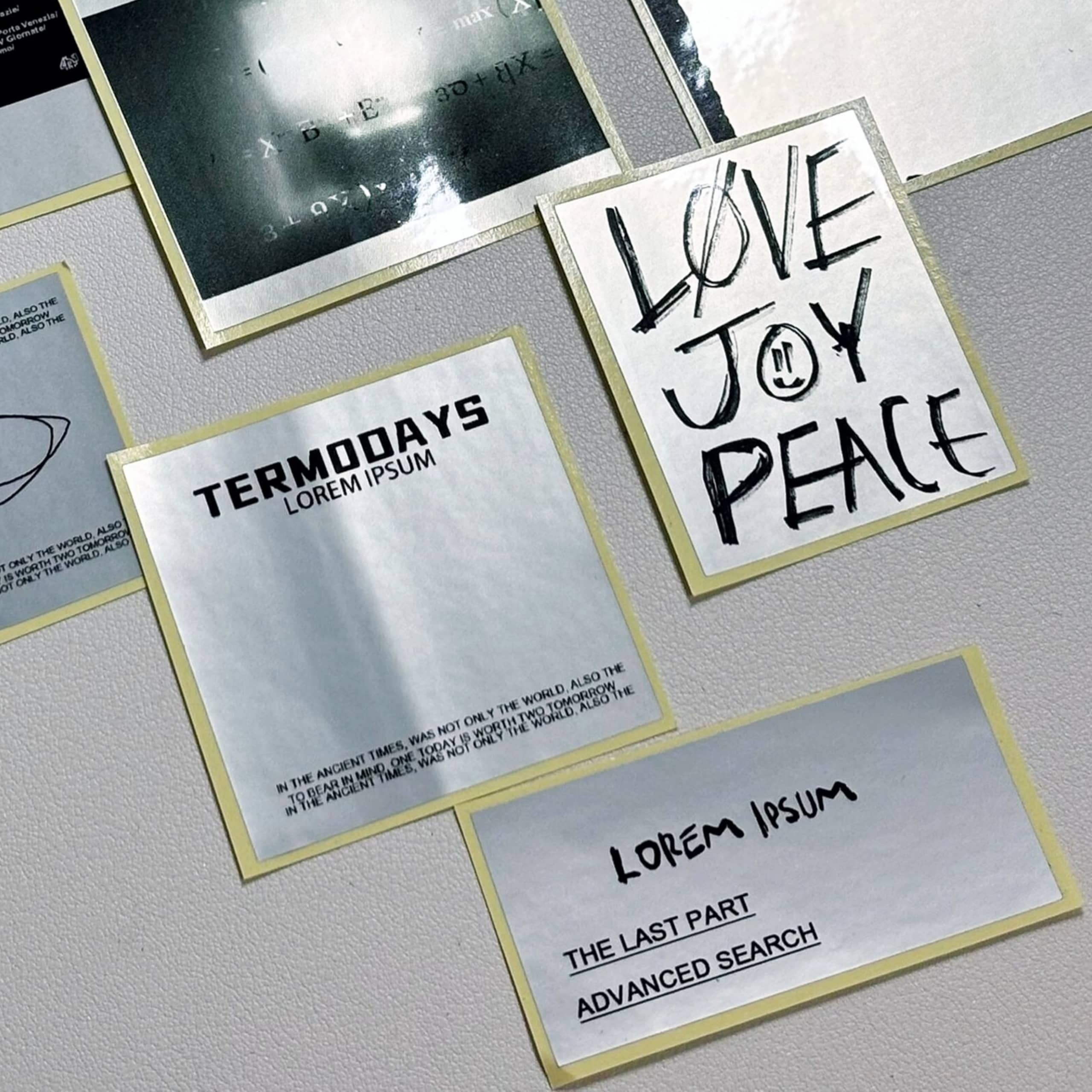 Matte Silver Stickers