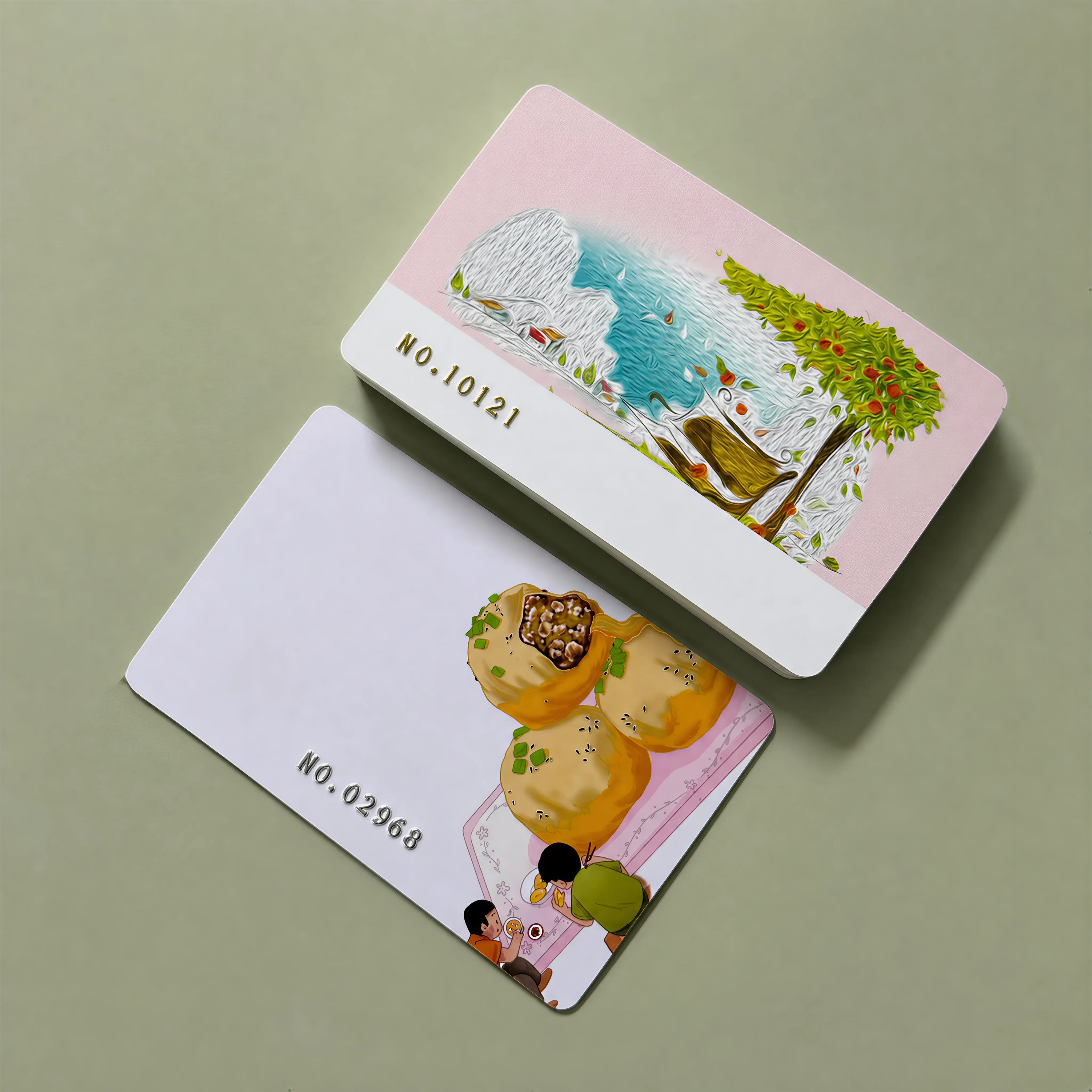Custom Numbered Membership Cards