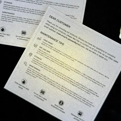 Pearlescent Paper Cards