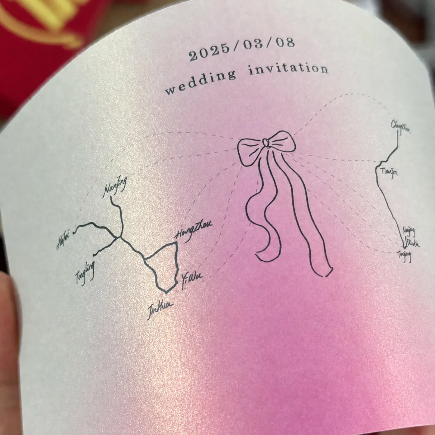 Pearlescent Paper Cards