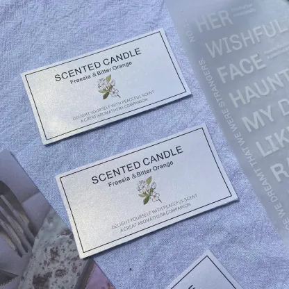 Pearlescent Paper Stickers