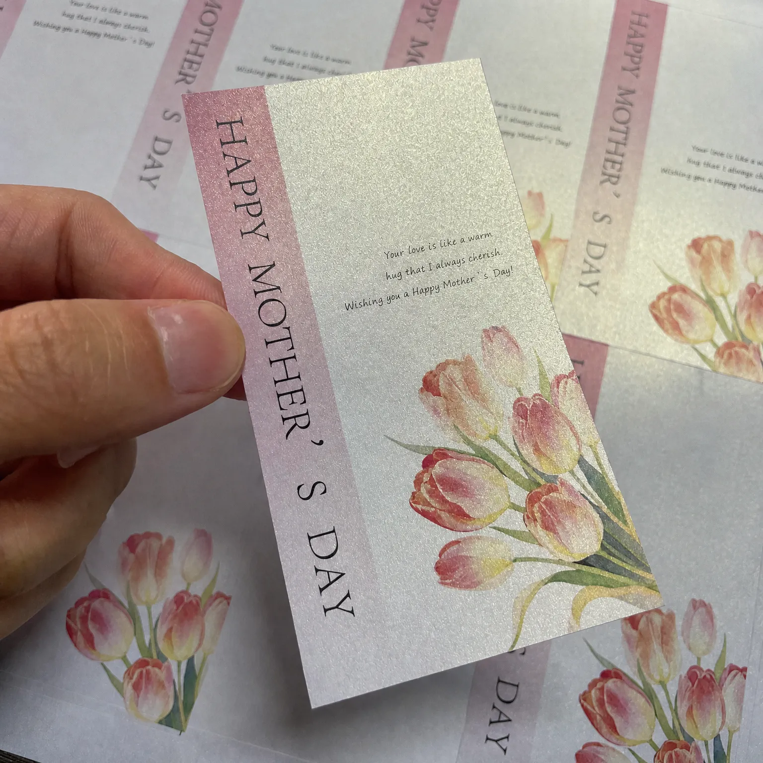 Pearlescent Paper Stickers