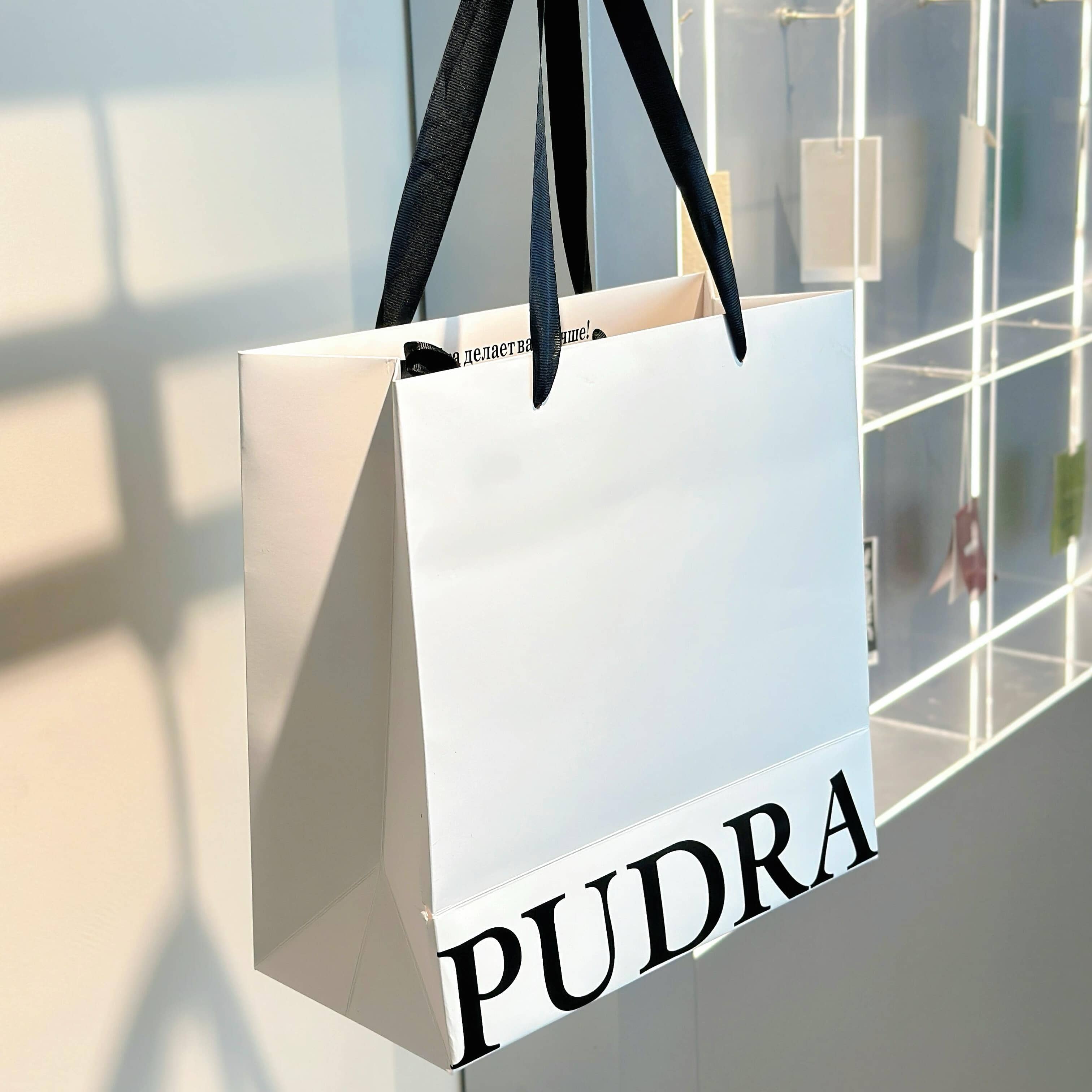 Custom Ribbon Handle Premium Gift Bags