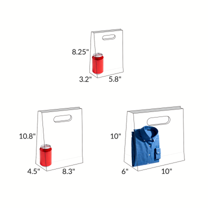 Custom Die-Cut Shopping Bags