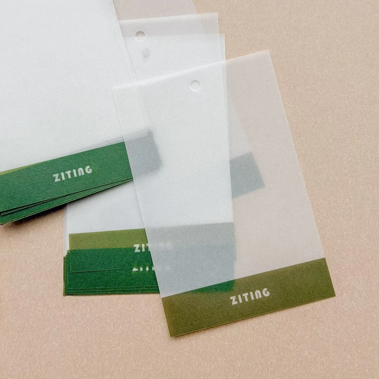 Translucent Vellum Hang Tags