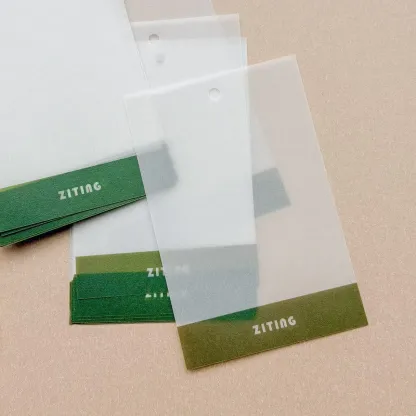 Translucent Vellum Hang Tags