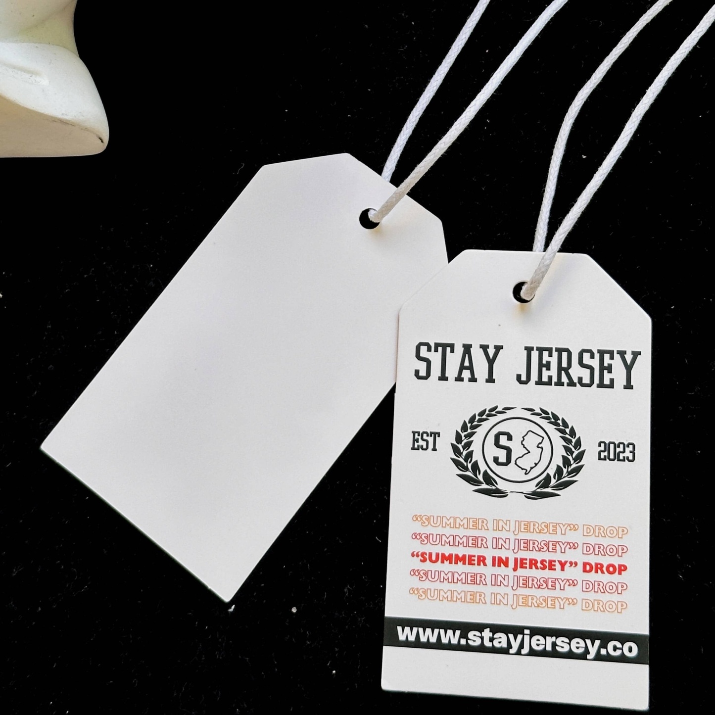 50 Paper Hang Tags with Strings