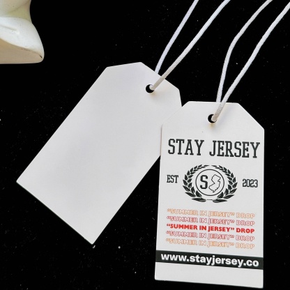 50 Paper Hang Tags with Strings