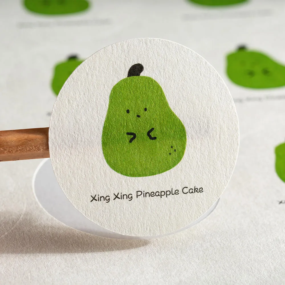 Wood-Grain Specialty Paper Stickers