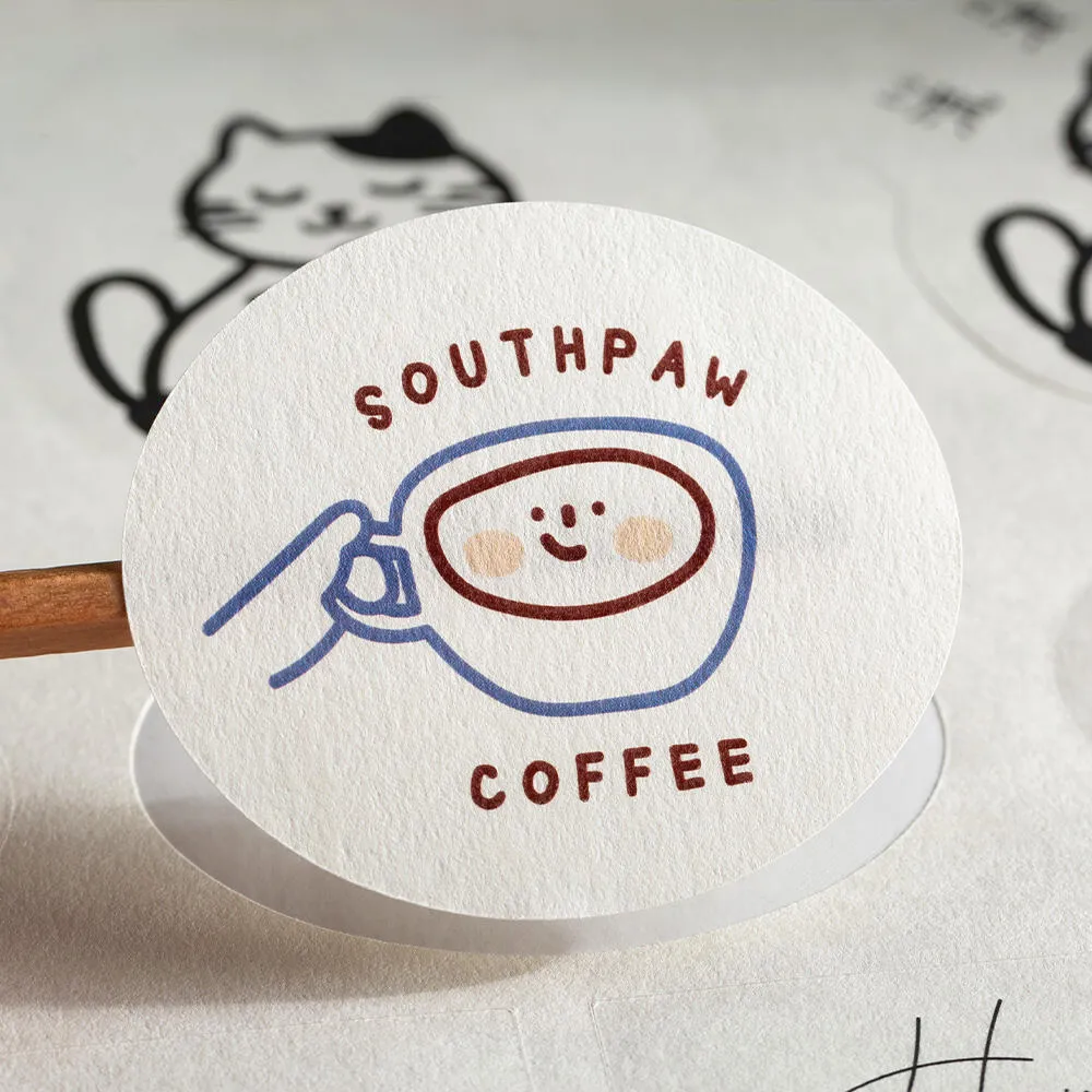 Wood-Grain Specialty Paper Stickers