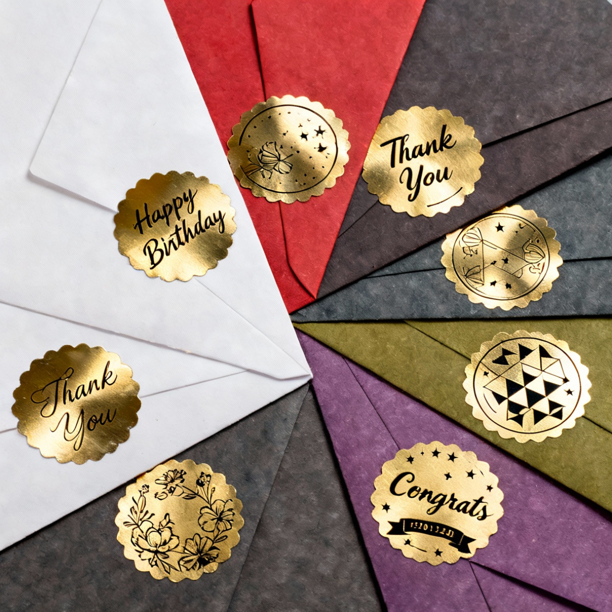 Gold Foil Stickers