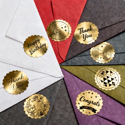Gold Foil Stickers