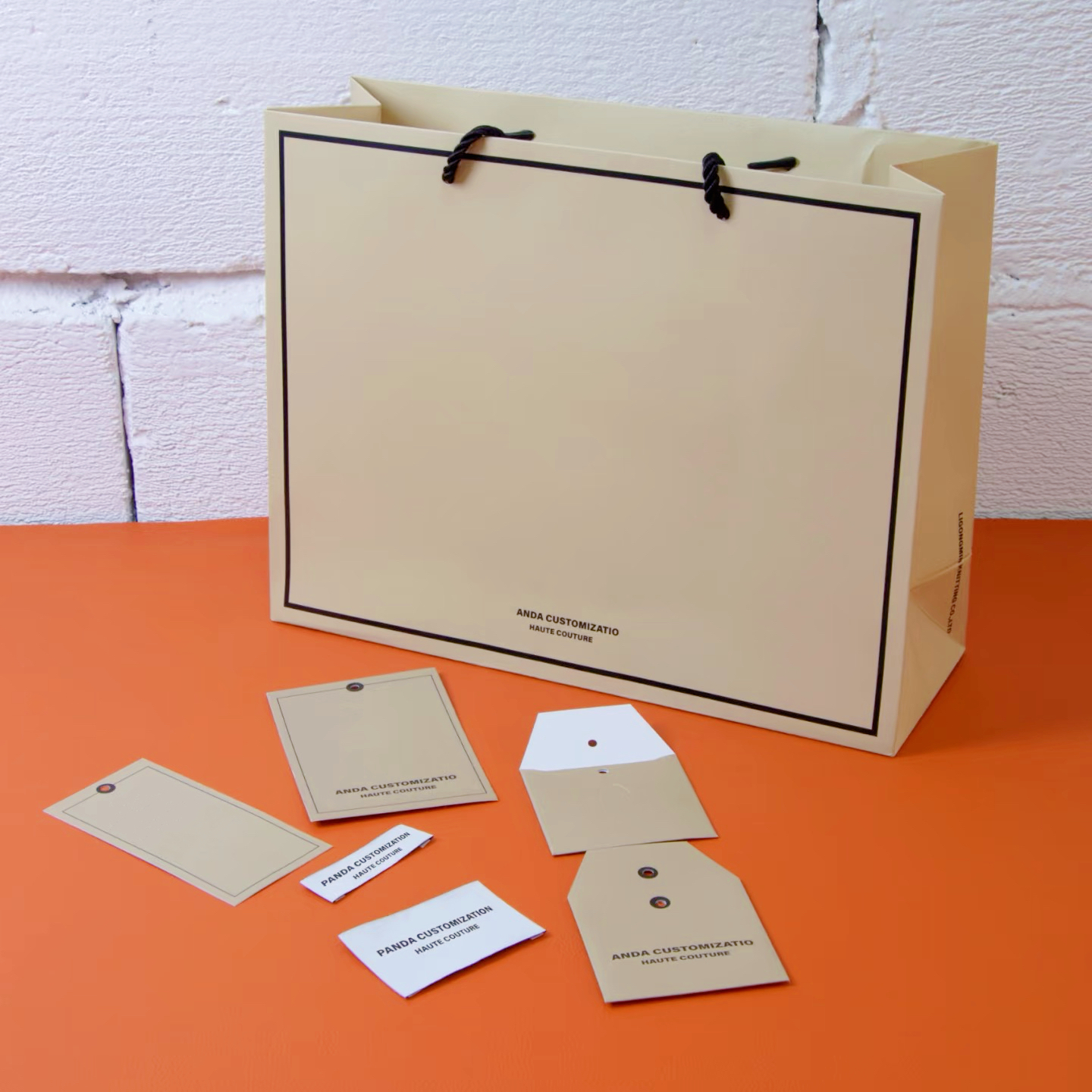 Custom Cotton Handle Premium Gift Bags