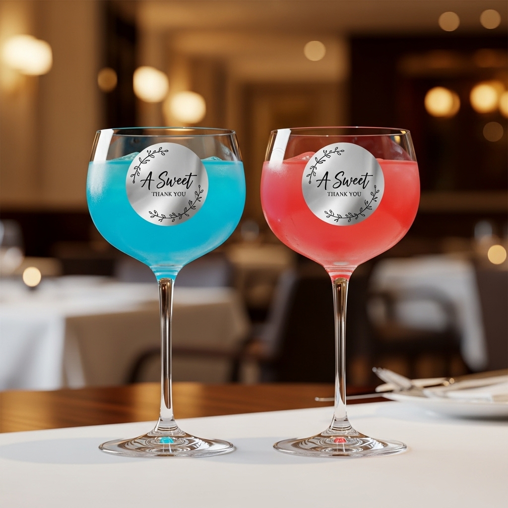 Silver Foil Stickers