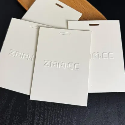 Premium Deep Embossed & Debossed Hang Tags