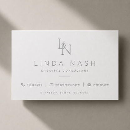 Premium Foil Business Cards