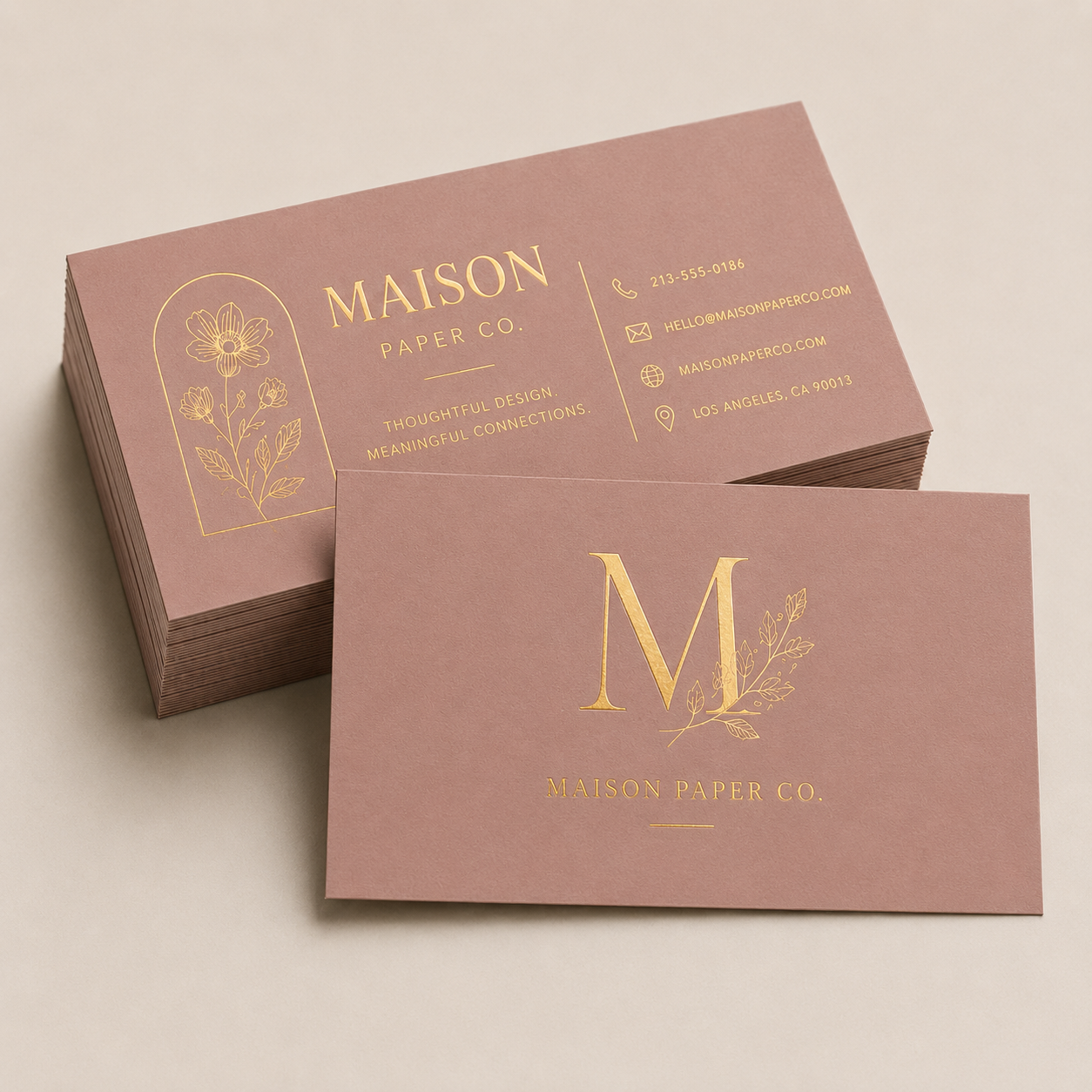 Foil Business Cards