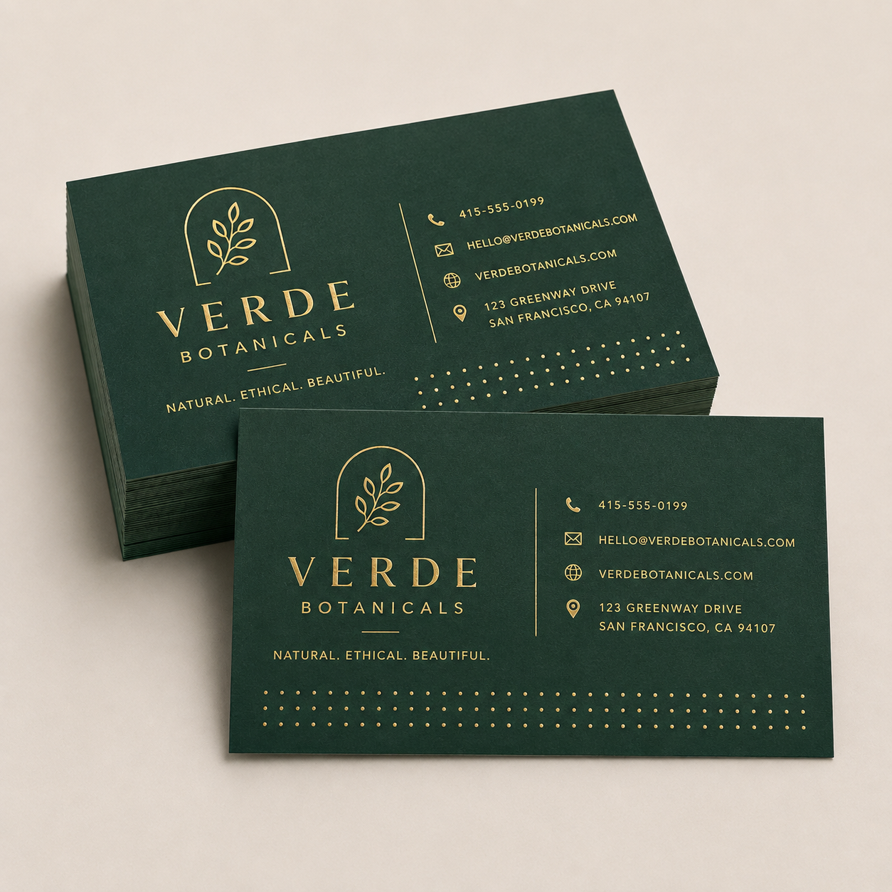 Foil Business Cards