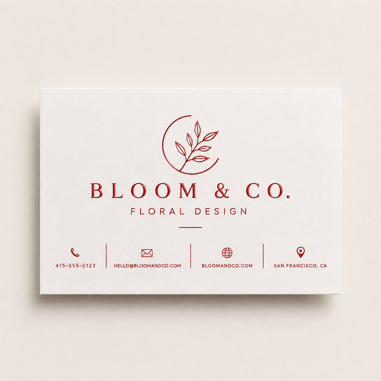 Foil Business Cards